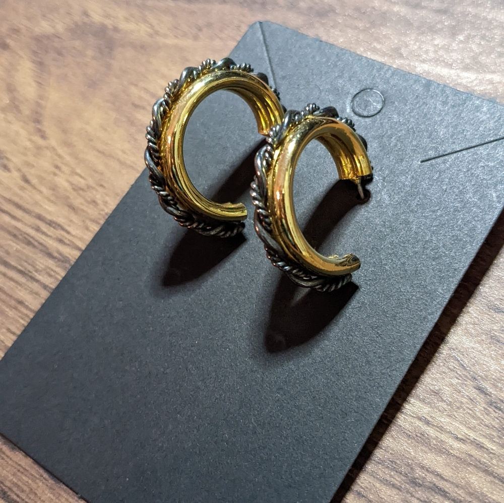 5/20$ Goldtone and Silverstone hoops